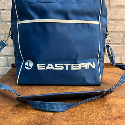 VINTAGE EASTERN AIRLINES ZIPPERED SMALL CARRY ON BAG - 10X14" TALL