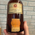 Antique Amber Glass Medicine Bottle w/ Label Fritzsche Brothers Oil of Cedarwood