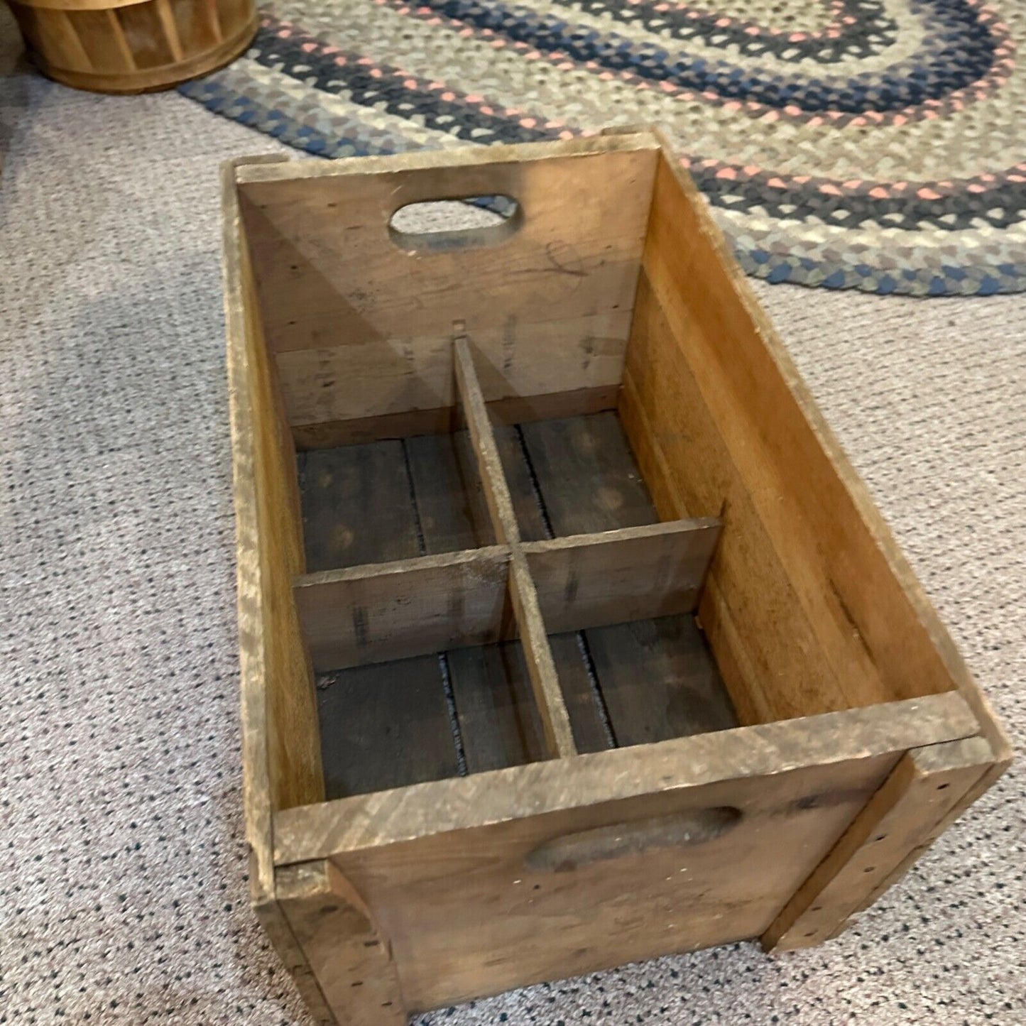 Vintage 1940s Engel Bottling Works Wooden Soda Crate Box Fond du Lac Wis