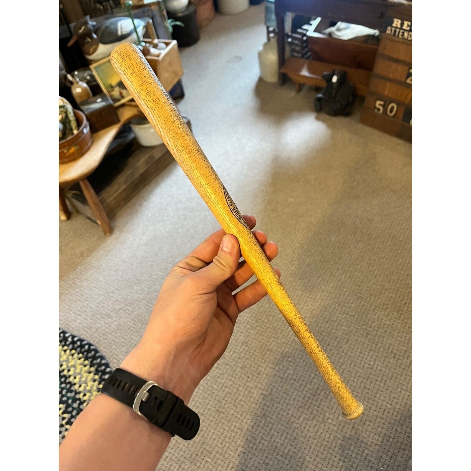 Vintage 1975 Louisville Slugger ASA Slowpitch Softball Mini Souvenir 16" Bat