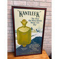 Vintage Kantleek Advertising Sign Poster Hot Water Bottle