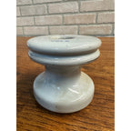 Vintage Victor Industries Light Gray Ceramic Spool Telephone Insulator V94-6