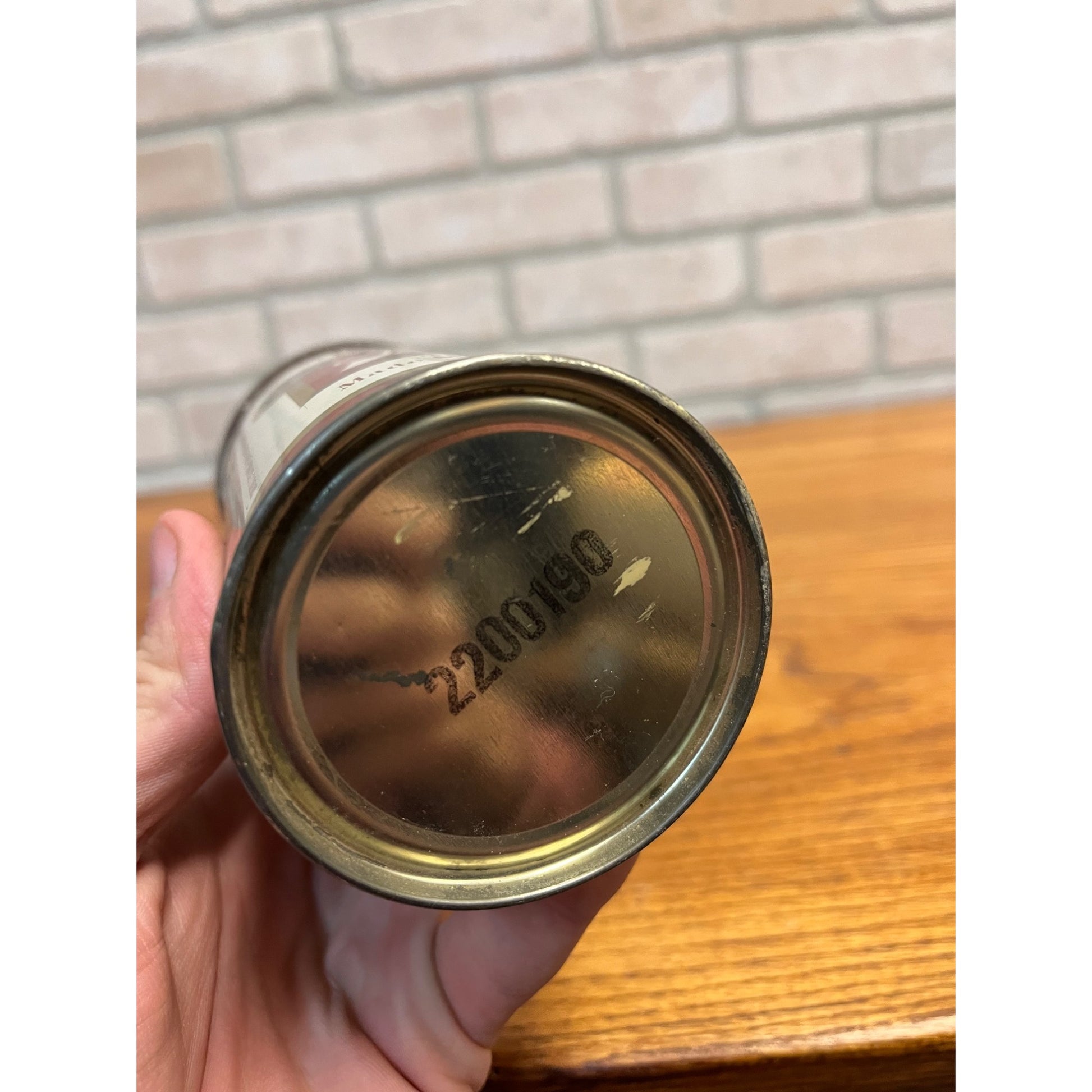 SCHLITZ FLAT TOP BEER CAN~1954 SCHLITZ BREWING CO MILWAUKEE WI SS