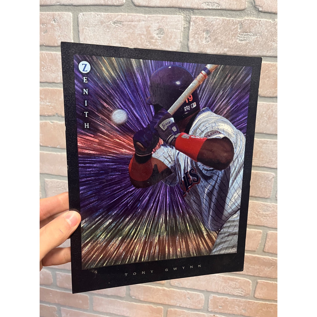 Vintage 1997 Pinnacle Zenith 8 X 10 Baseball Cards Tony Gwynn Bagwell Guerrero
