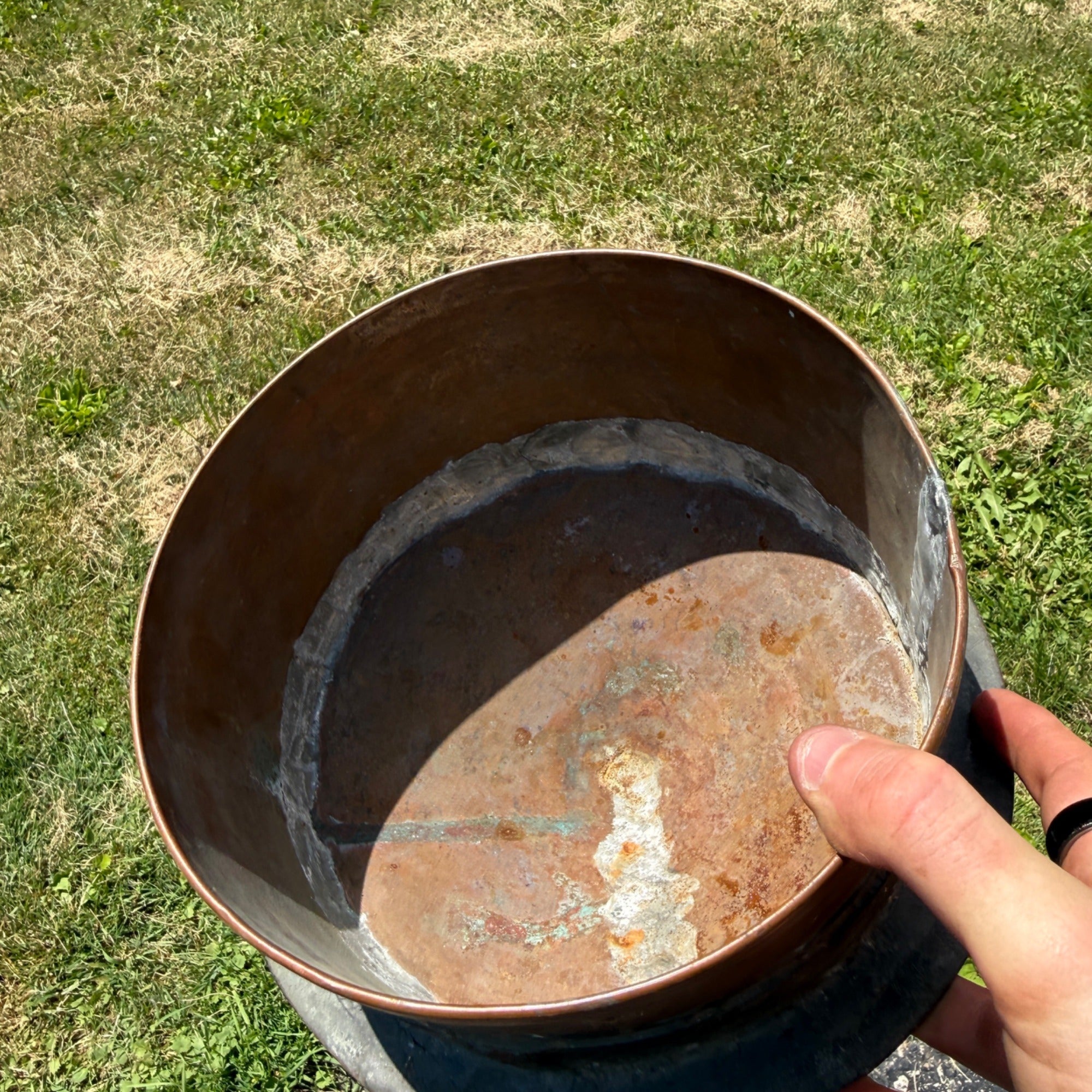 Antique Copper Moonshine Still Condenser Apparatus Primitive Farm Decor