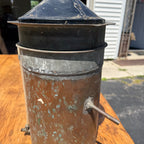 Antique Copper Moonshine Still Condenser Apparatus Primitive Farm Decor