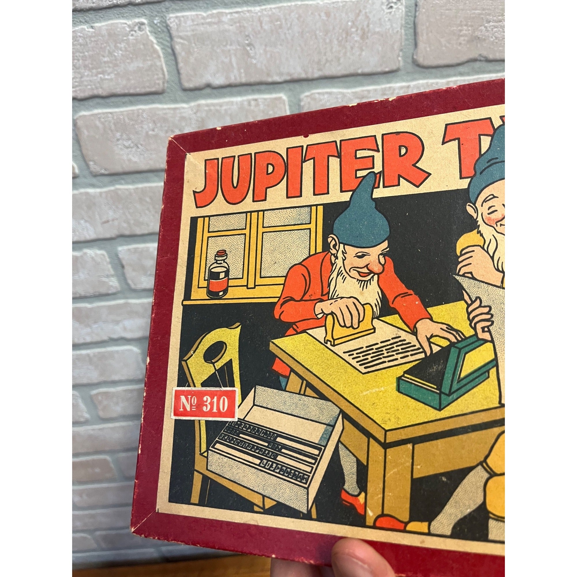 Vintage Jupiter Typo Children's Typesetter Set No. 310 Gnome Artwork Stamping Printing Circa 1950