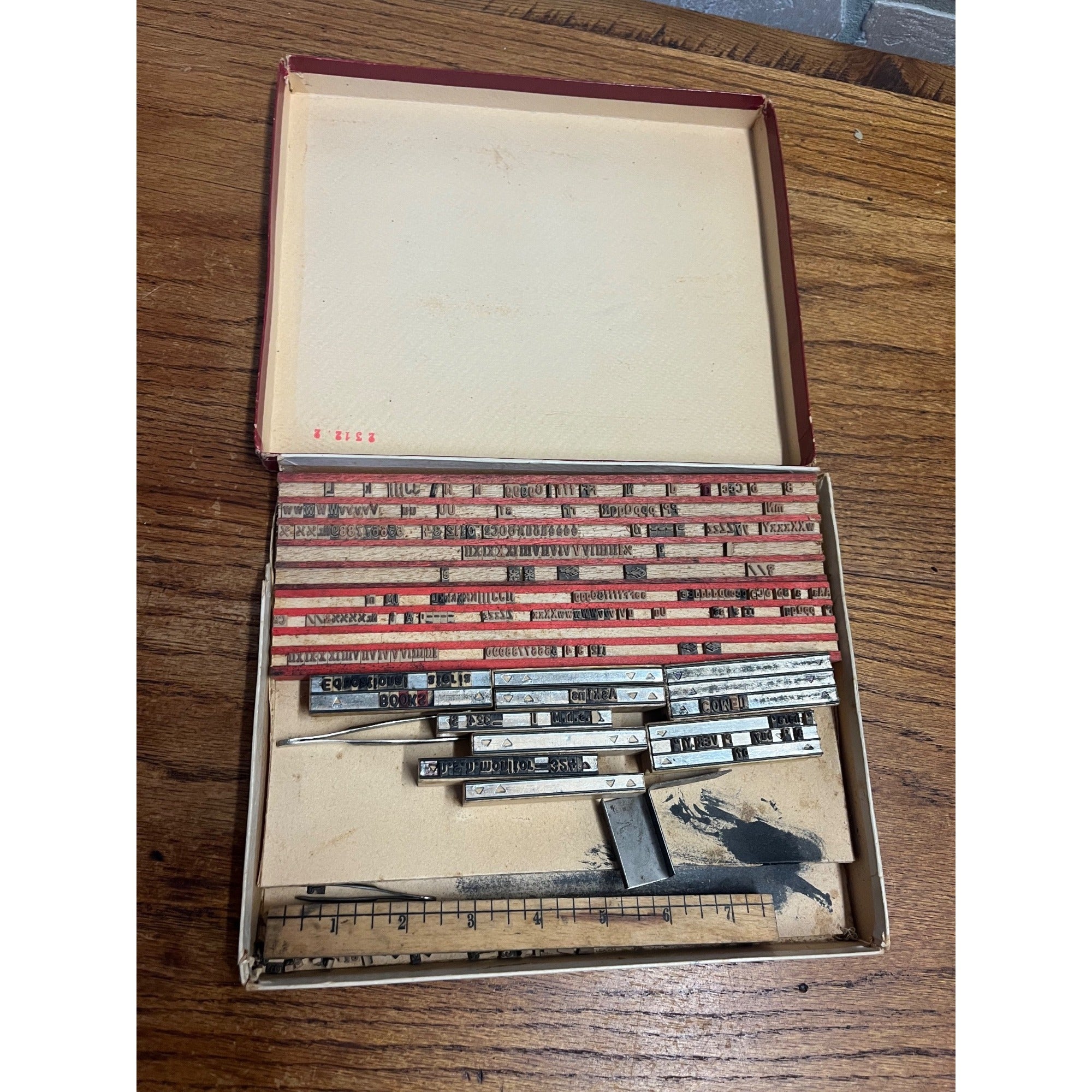 Vintage Jupiter Typo Children's Typesetter Set No. 310 Gnome Artwork Stamping Printing Circa 1950