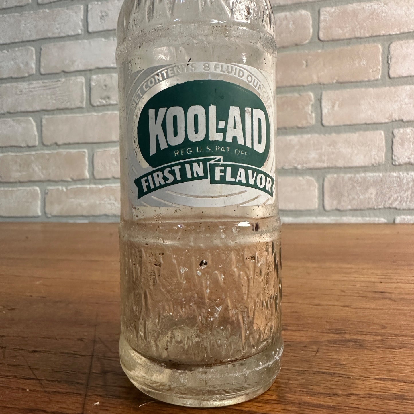 Kool Aid 8 Oz. ACL Label Soda Bottle, Sheboygan, Wisconsin, Pat. 1940