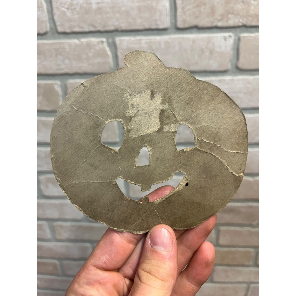 Vintage 1960s Halloween Jack o' Lantern JOL Diecut --  Dennison? Beistle?