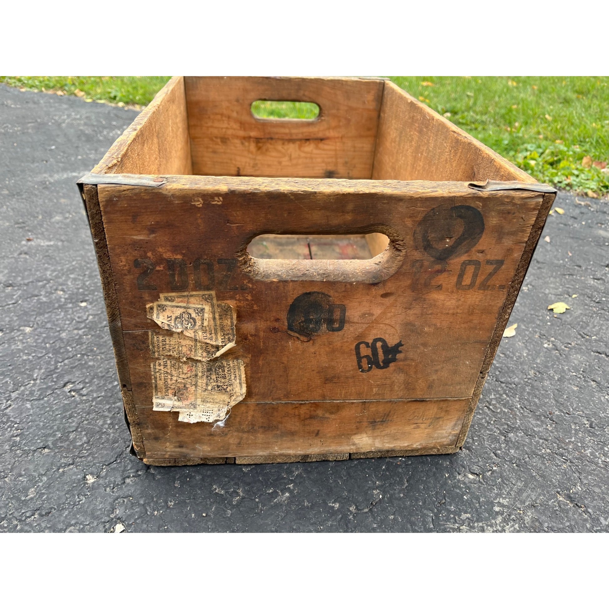 Vintage Braumeister Independent Brewery Milwaukee WI Wooden Beer Crate Case