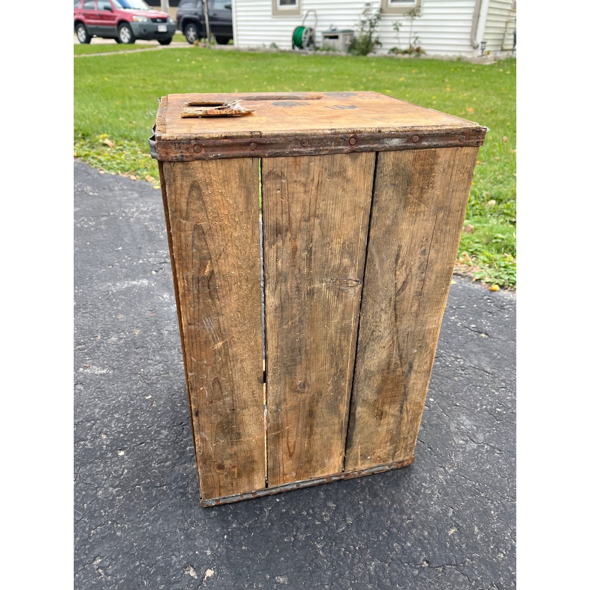 Vintage Braumeister Independent Brewery Milwaukee WI Wooden Beer Crate Case