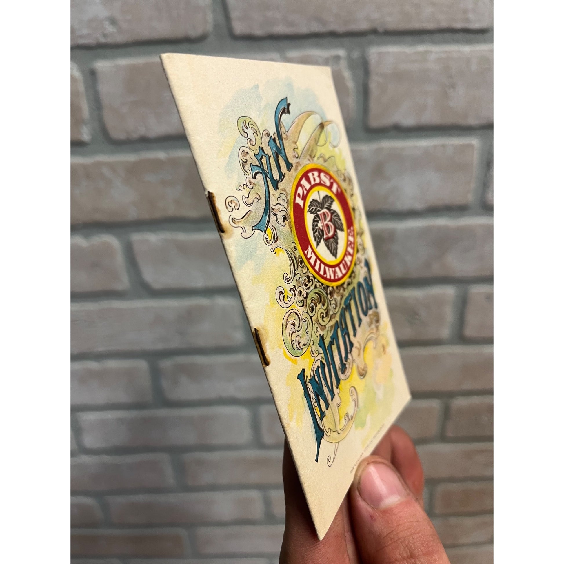 RARE 1893 Pabst Beer Milwaukee Columbian Exposition Advertising Booklet Pre-Pro