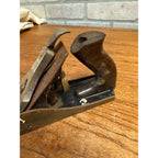 Vintage Stanley No 4 Wood Carpentry Plane Grooved Planer Tool For Restoration