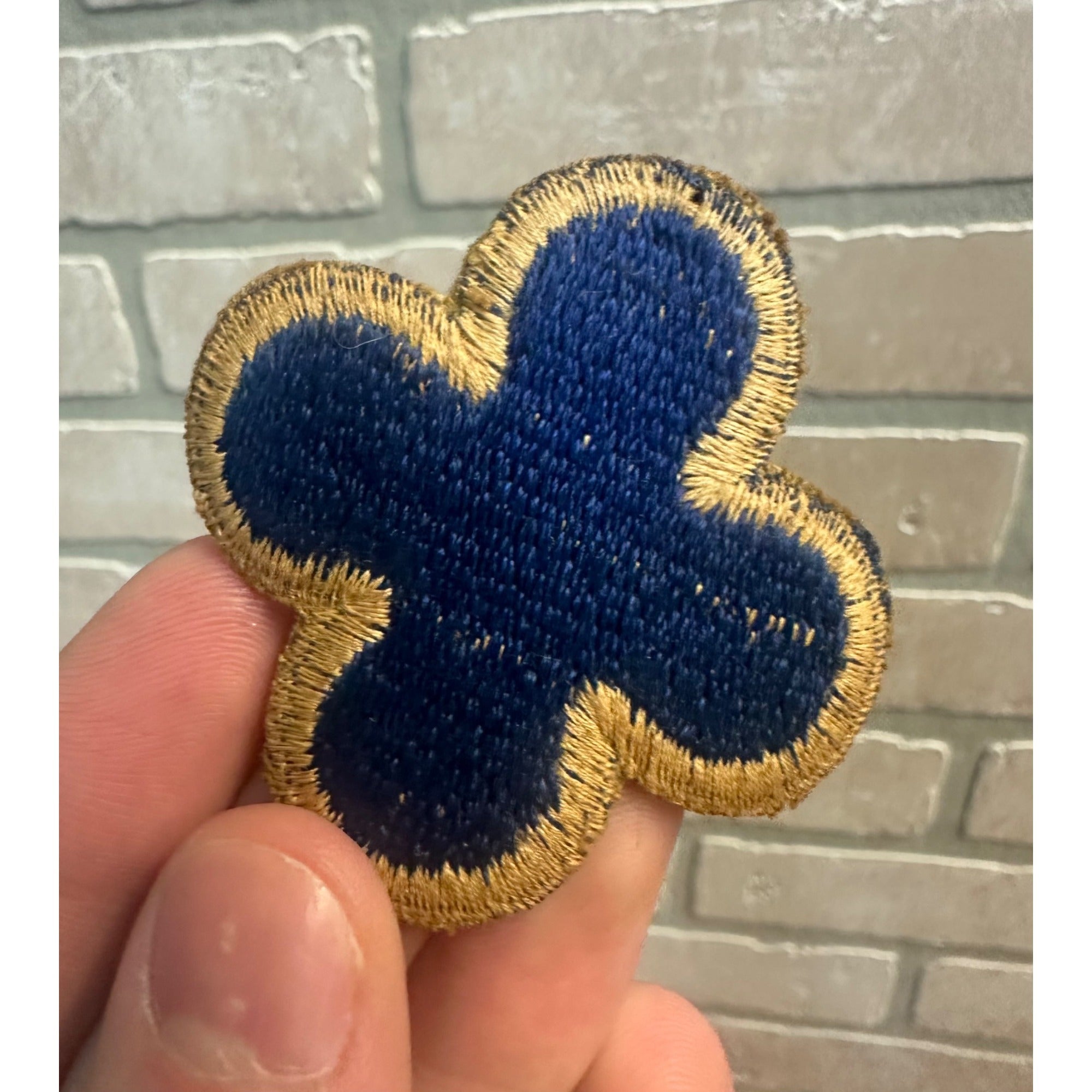 Original WWII Army 88th Infantry Division Patch Blue NO GLOW