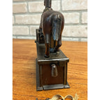 Antique Original 1885 Trick Pony Mechanical Bank & Key Shepard Hardware