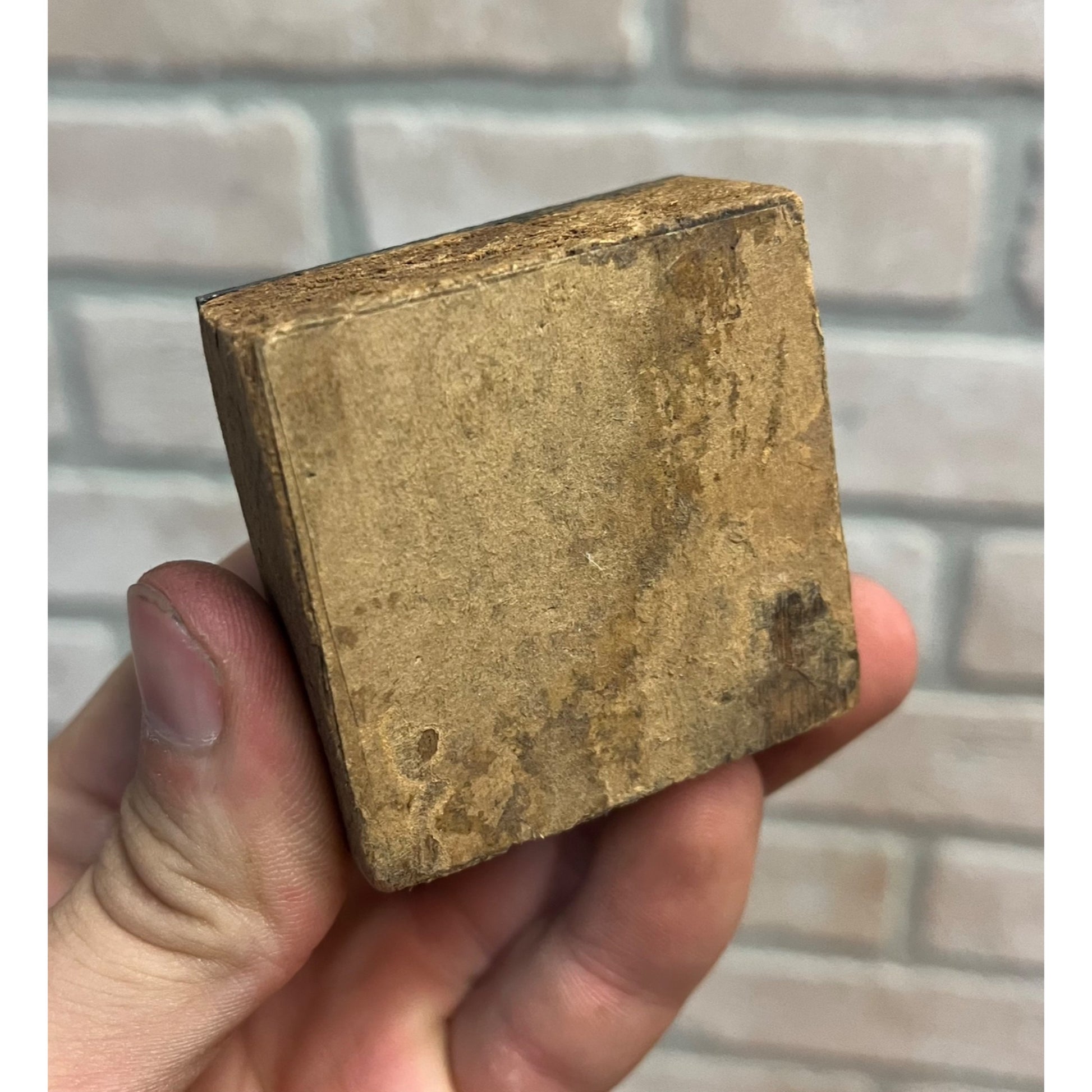 Vintage Letterpress Printing Block Old King Coal Advertising Copper