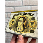 Vintage Robert Emmet Tobacco Tin Advertising  Spietz Cigar Co. Detroit MI