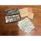Antique 1890s Educational Toy Money - Milton Bradley - E.S. Fisher’s Patent 1877