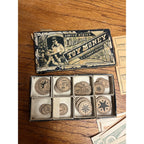 Antique 1890s Educational Toy Money - Milton Bradley - E.S. Fisher’s Patent 1877