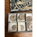 Antique 1890s Educational Toy Money - Milton Bradley - E.S. Fisher’s Patent 1877