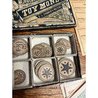 Antique 1890s Educational Toy Money - Milton Bradley - E.S. Fisher’s Patent 1877