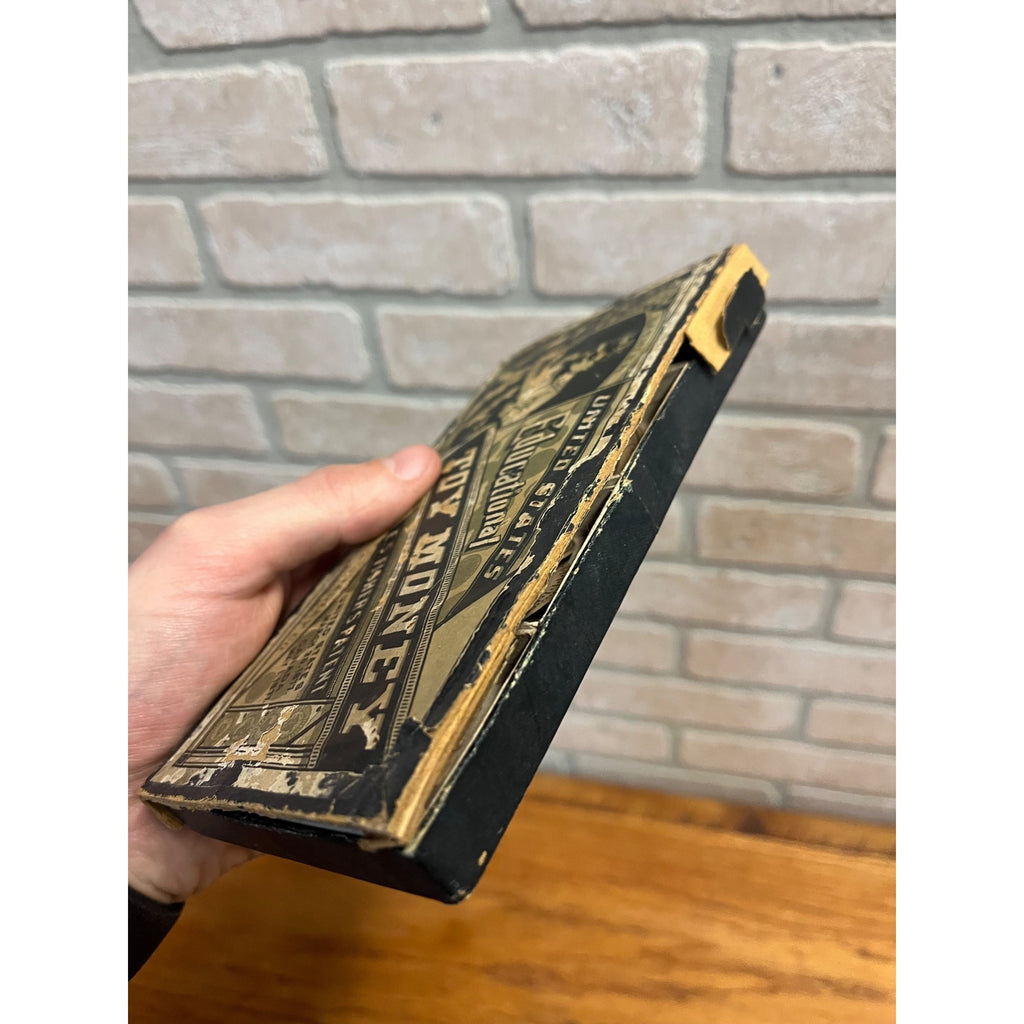 Antique 1890s Educational Toy Money - Milton Bradley - E.S. Fisher’s Patent 1877