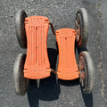 Vintage Empire Plastics Skat Skoota Pedal Skate Scooter, Sears Stand Ride-on Toy