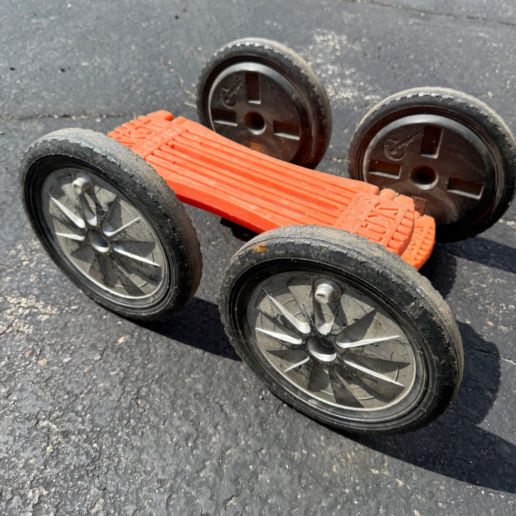 Vintage Empire Plastics Skat Skoota Pedal Skate Scooter, Sears Stand Ride-on Toy