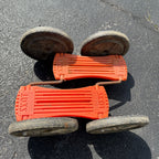 Vintage Empire Plastics Skat Skoota Pedal Skate Scooter, Sears Stand Ride-on Toy