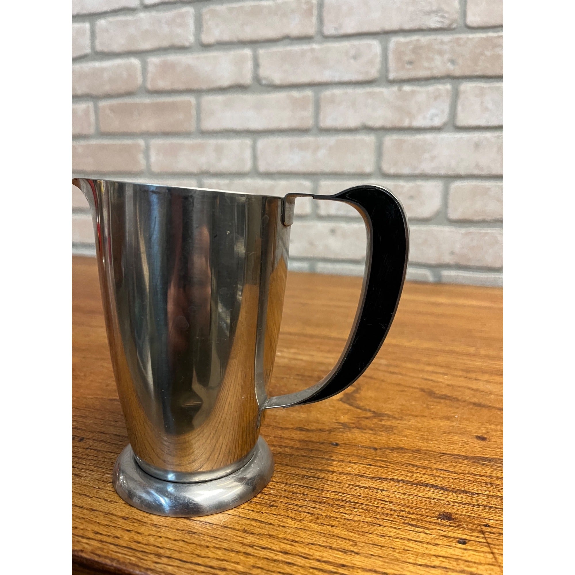 Vintage MCM 1960s Gense Stainless Steel Coffee Pitcher Sweden 50cL Folke Arström