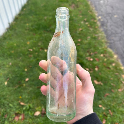 Vintage 1930s A.J. Greenkorn Oshkosh Wis Soda Bottle Embossed Wisconsin