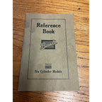 Vintage 1922 Buick Motors Reference Book Car Care Repairs OEM