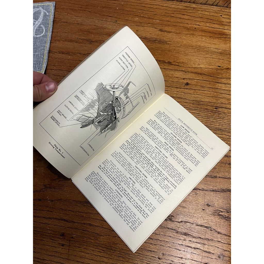 Vintage 1922 Buick Motors Reference Book Car Care Repairs OEM