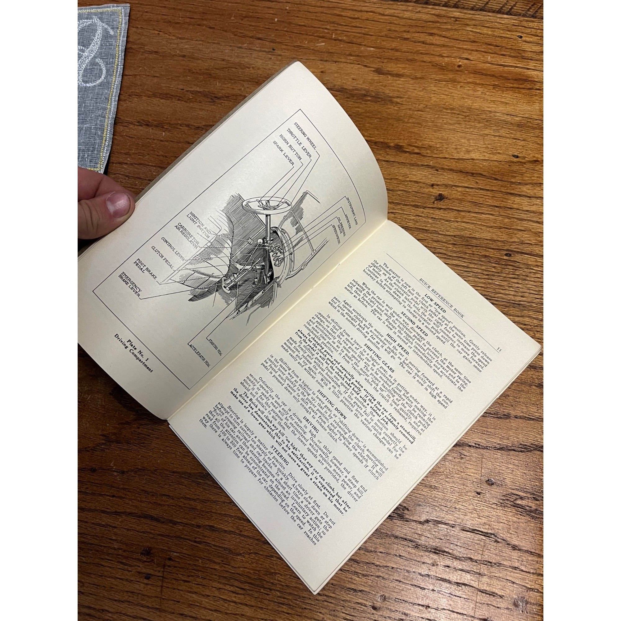 Vintage 1922 Buick Motors Reference Book Car Care Repairs OEM