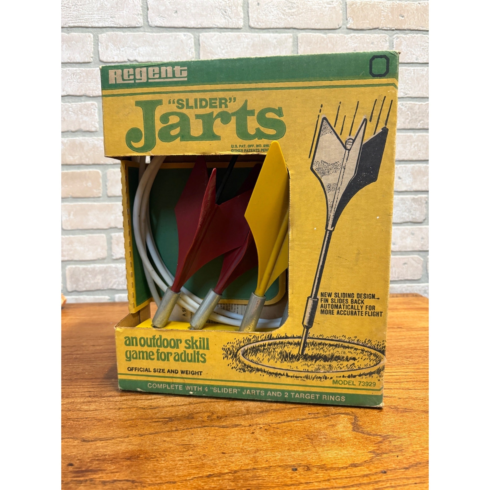 Vintage Lawn Darts Game W/ Box Complete Jarts