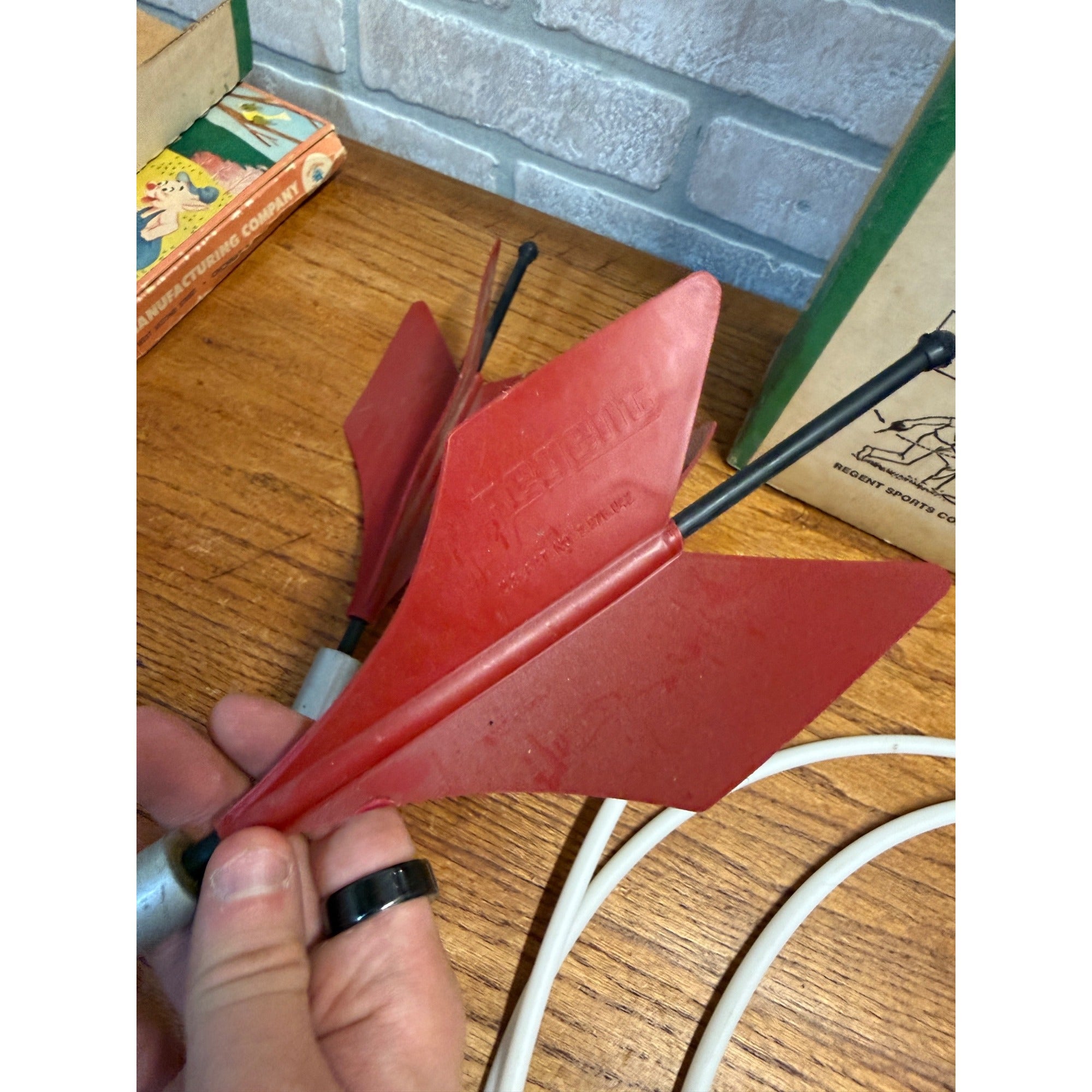 Vintage Lawn Darts Game W/ Box Complete Jarts