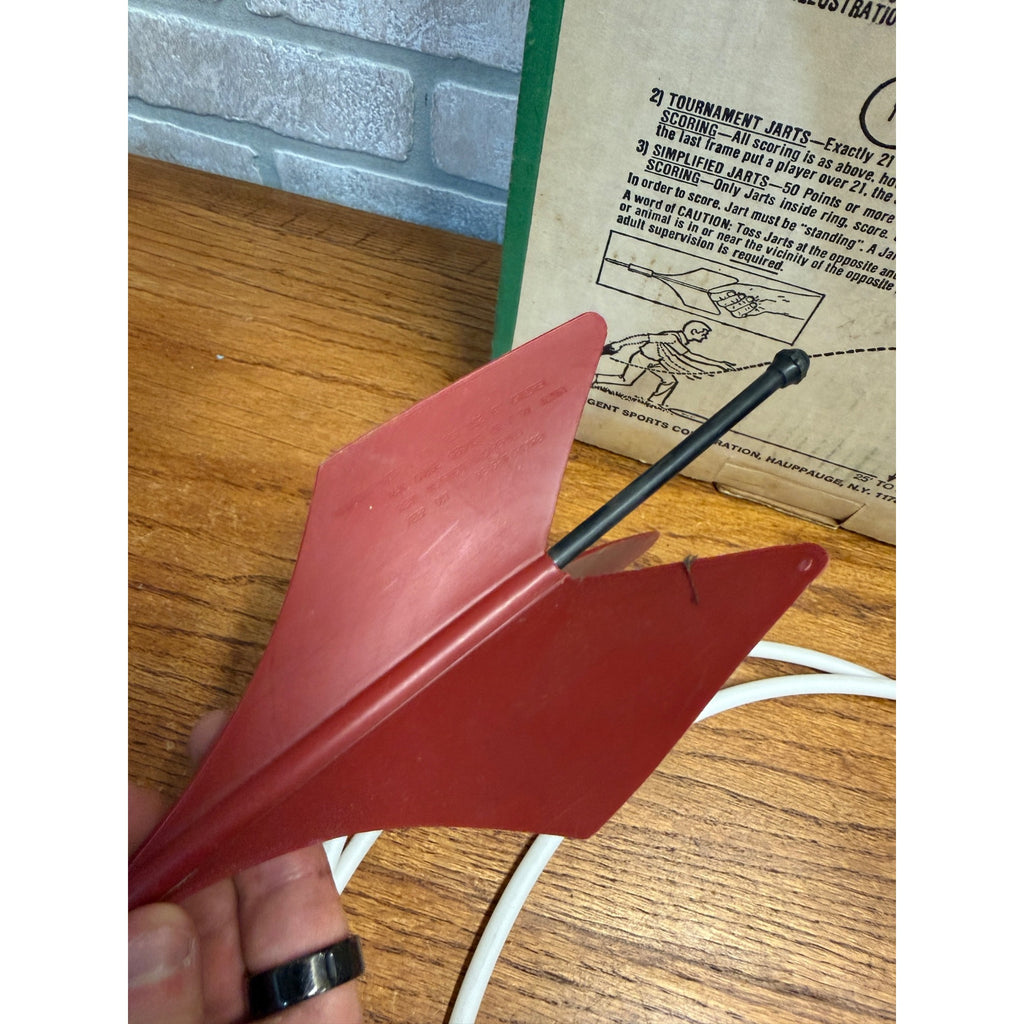 Vintage Lawn Darts Game W/ Box Complete Jarts