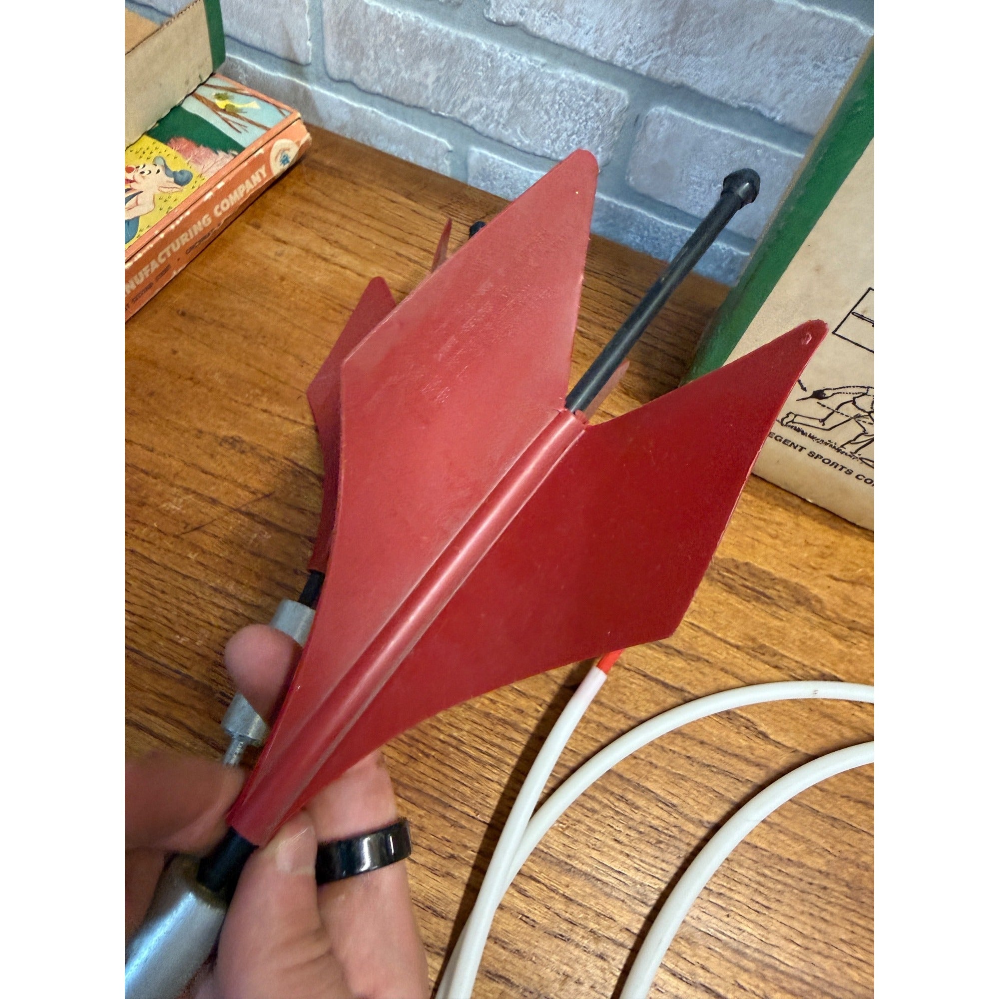 Vintage Lawn Darts Game W/ Box Complete Jarts