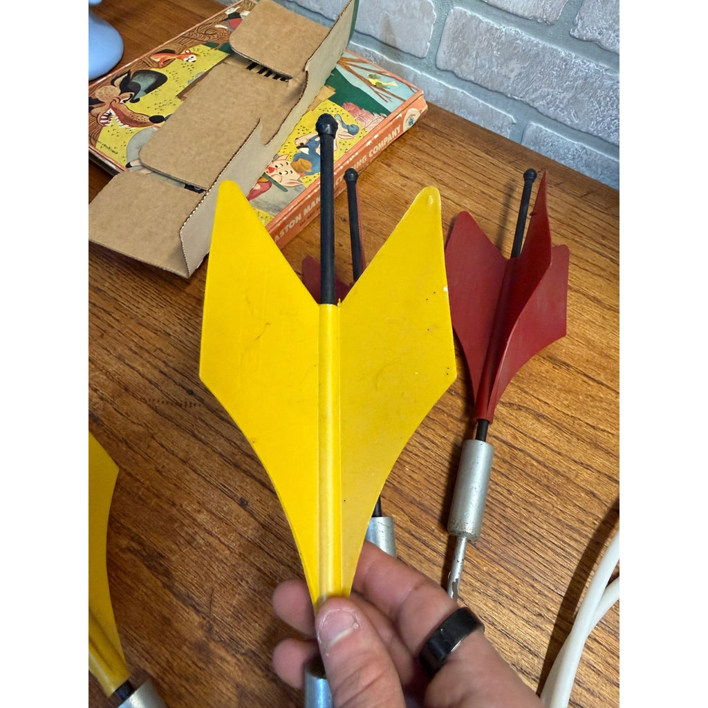 Vintage Lawn Darts Game W/ Box Complete Jarts