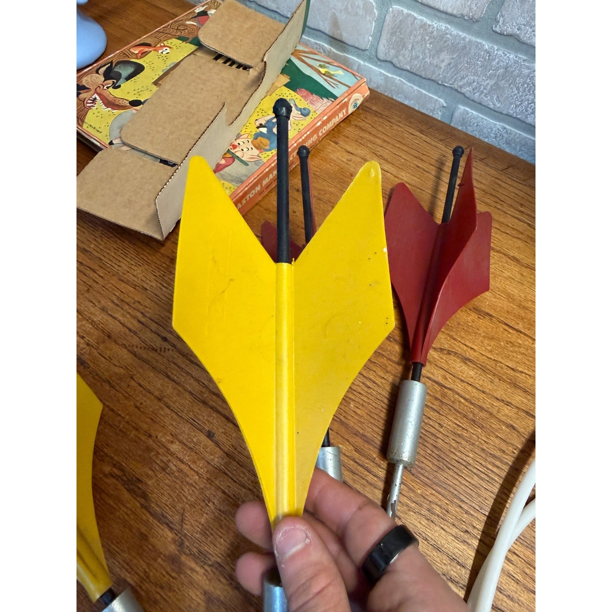 Vintage Lawn Darts Game W/ Box Complete Jarts