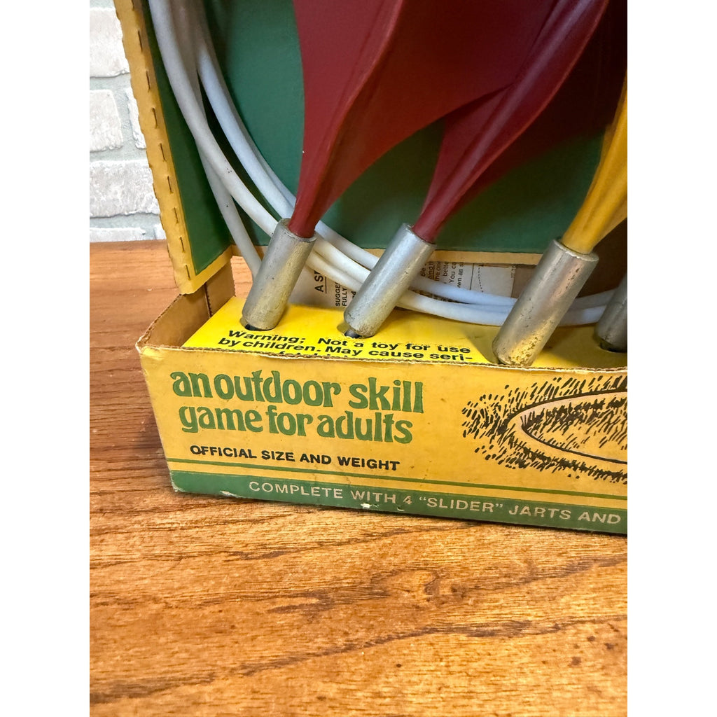 Vintage Lawn Darts Game W/ Box Complete Jarts