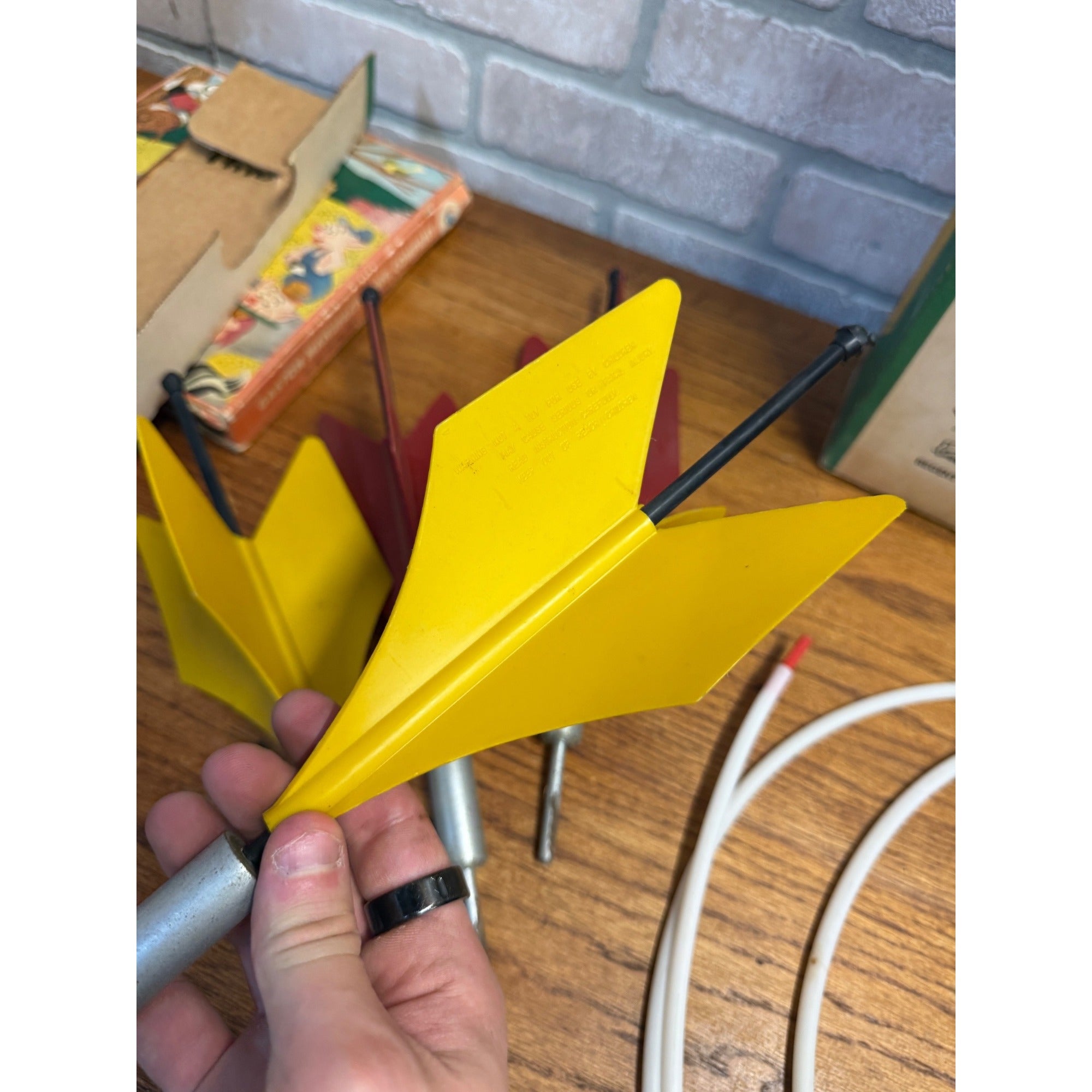 Vintage Lawn Darts Game W/ Box Complete Jarts