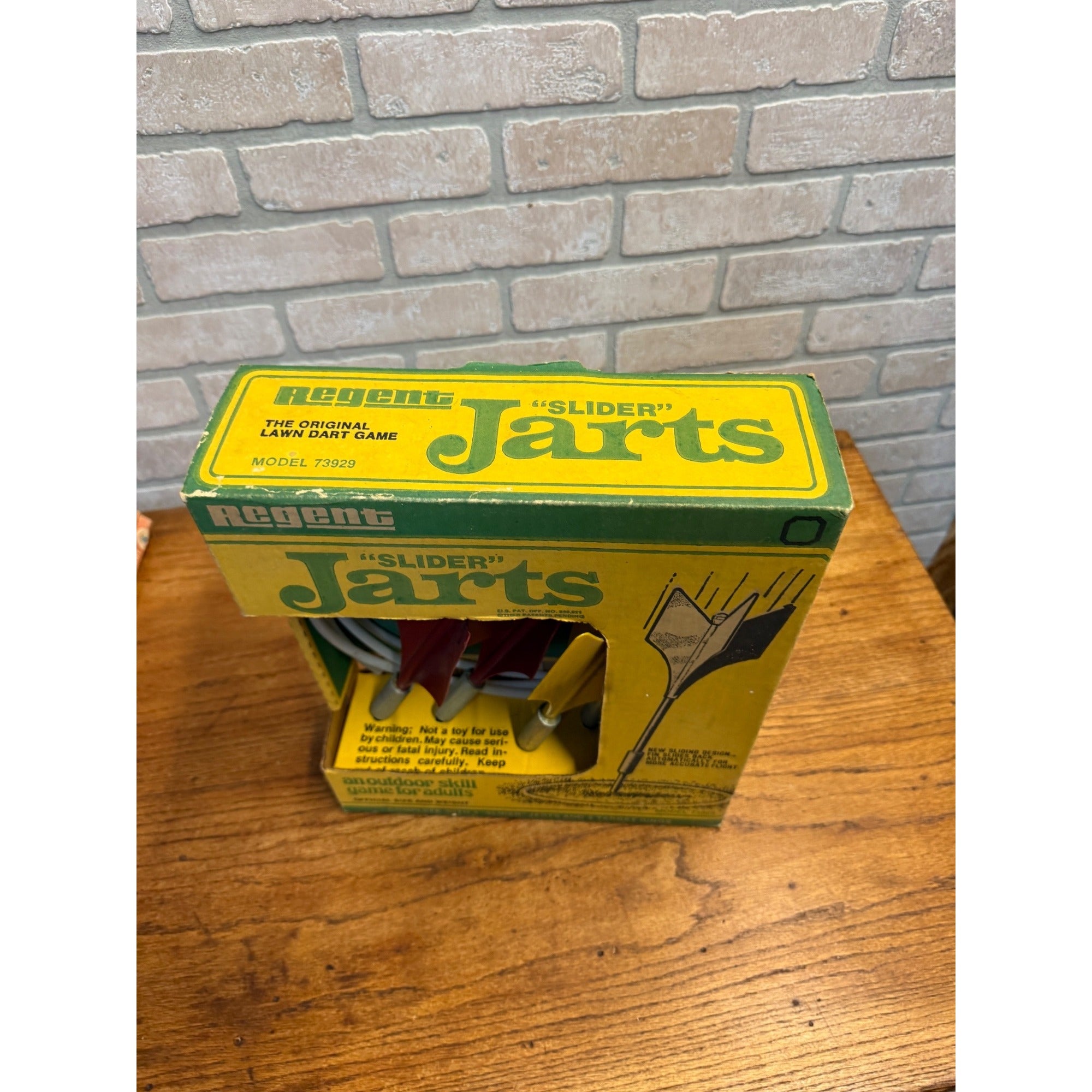 Vintage Lawn Darts Game W/ Box Complete Jarts