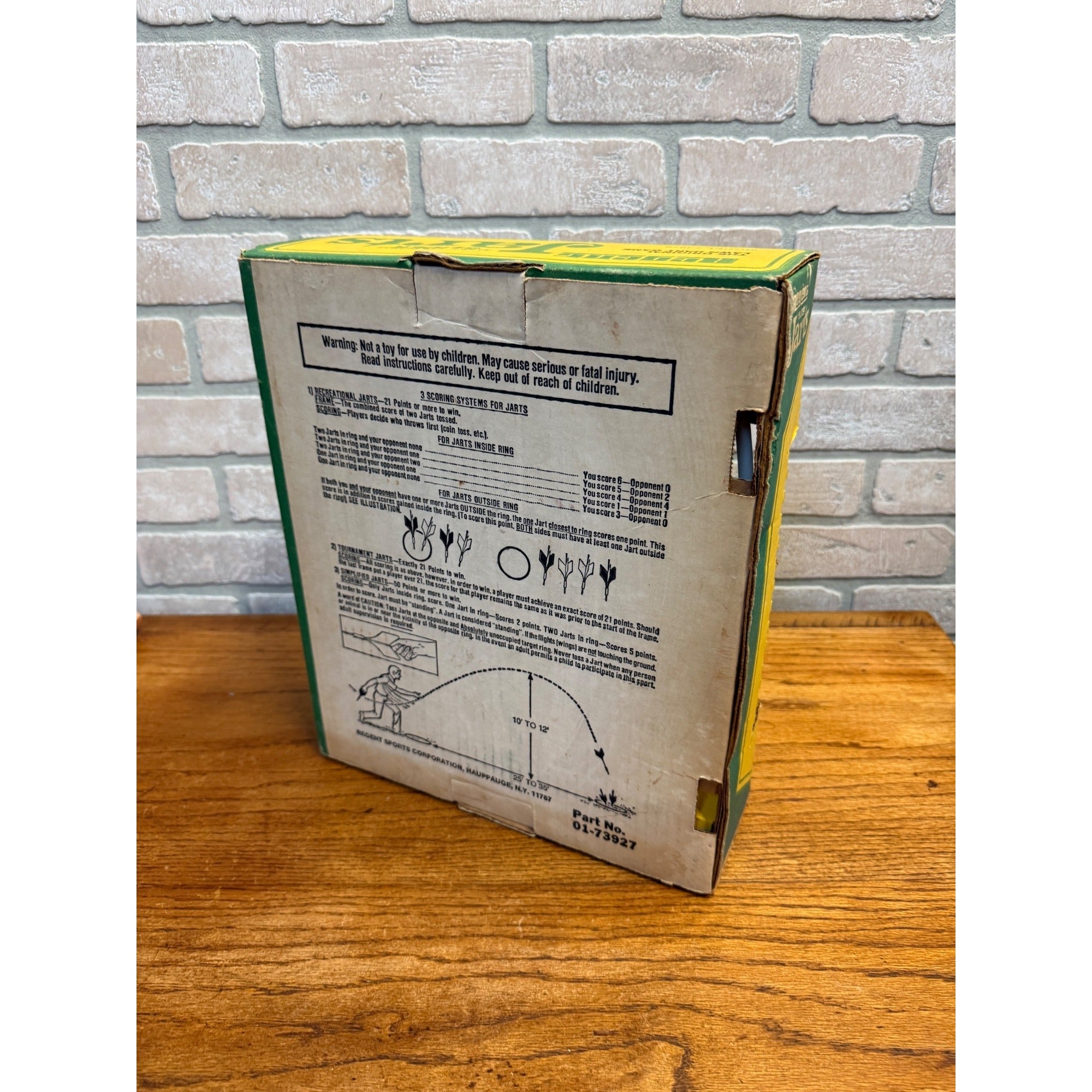 Vintage Lawn Darts Game W/ Box Complete Jarts