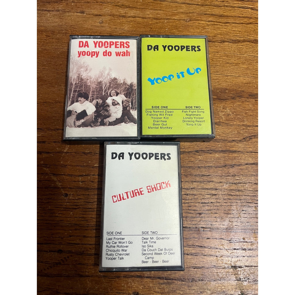 Da Yoopers Cassette Tapes Lot Yoop It Up  Culture Shock Do Wah Michigan UP