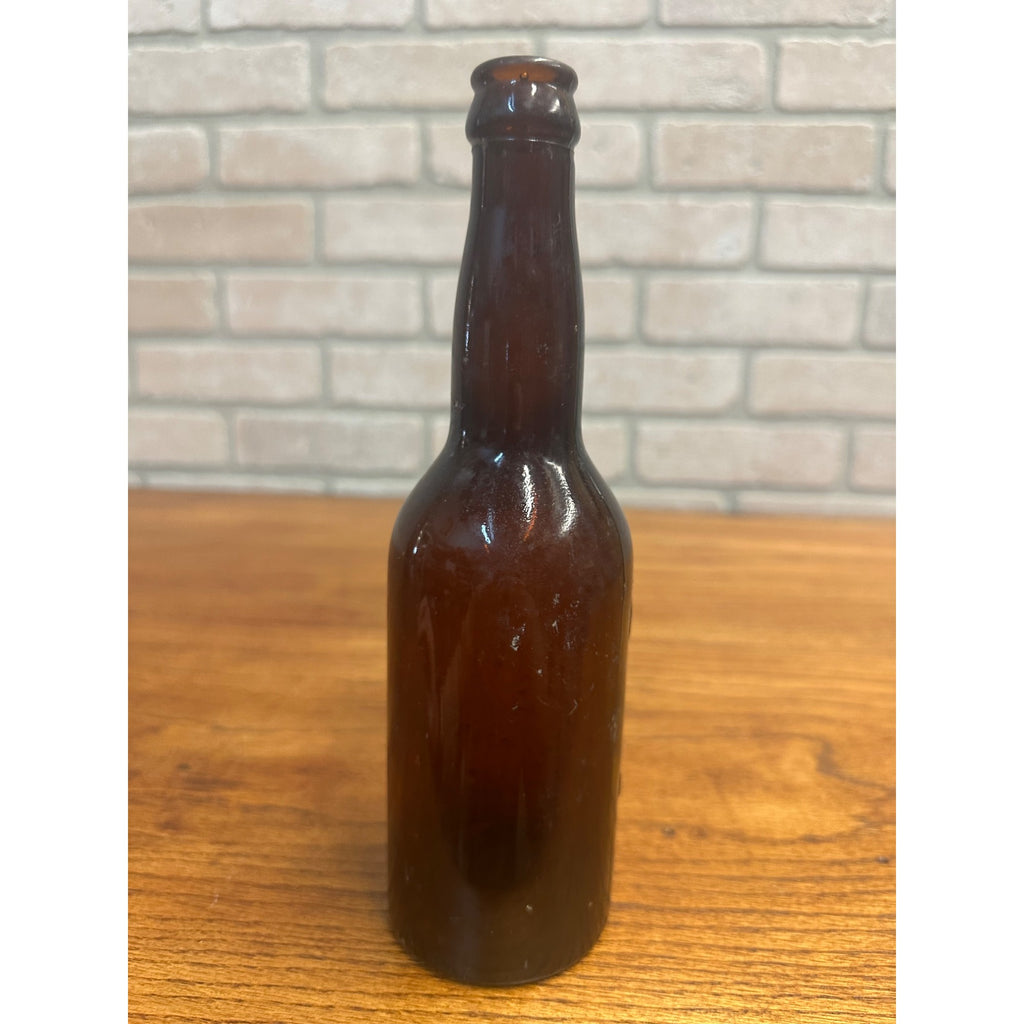Pre-Pro Elgin Eagle Brewing Co. Beer Bottle 12oz Amber Brown Embossed ILL Illinois