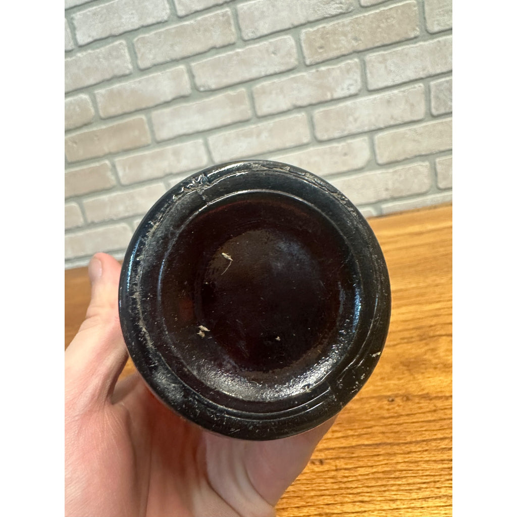 Pre-Pro Elgin Eagle Brewing Co. Beer Bottle 12oz Amber Brown Embossed ILL Illinois