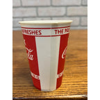 7 Oz Drink Coca-Cola "The Pause That Refreshes" Wax Paper Cup "Refreshing"