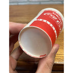 7 Oz Drink Coca-Cola "The Pause That Refreshes" Wax Paper Cup "Refreshing"